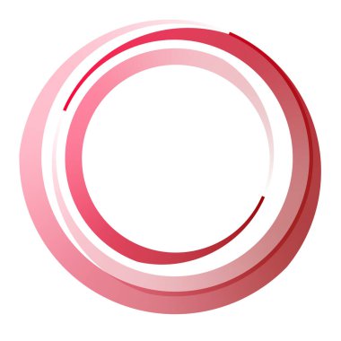 Dairesel, konsantre bir element. Soyut çember vektör tasarımı