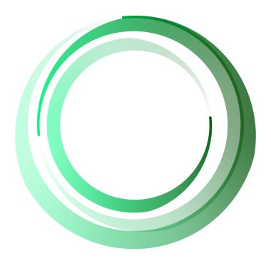 Dairesel, konsantre bir element. Soyut çember vektör tasarımı