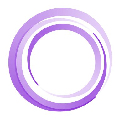 Dairesel, konsantre bir element. Soyut çember vektör tasarımı