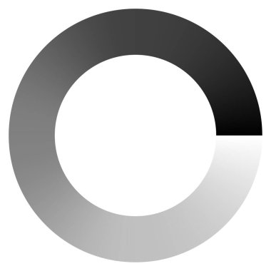 Dairesel, konsantre bir element. Soyut çember vektör tasarımı