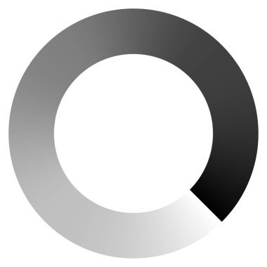 Dairesel, konsantre bir element. Soyut çember vektör tasarımı