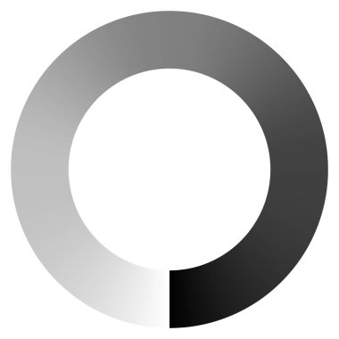 Dairesel, konsantre bir element. Soyut çember vektör tasarımı