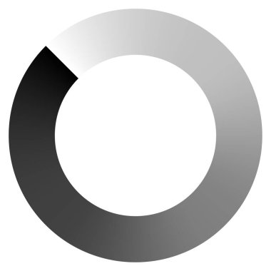 Dairesel, konsantre bir element. Soyut çember vektör tasarımı