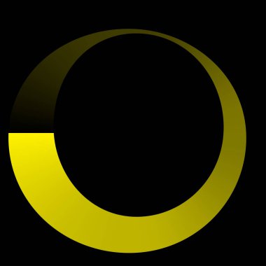 Dairesel, konsantre bir element. Soyut çember vektör tasarımı