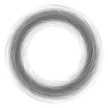 Soyut geometrik spiral, girdap, girdap. Volt, sarmal kıvrım, bükülme etkisi vektörü