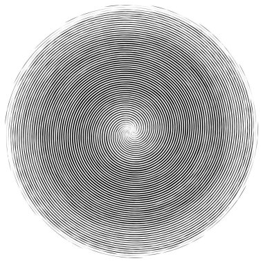Soyut geometrik spiral, girdap, girdap. Volt, sarmal kıvrım, bükülme etkisi vektörü