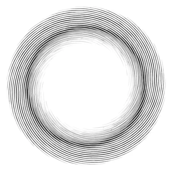 Spirale Geometrica Astratta Vortice Vortice Voluta Convoluzione Dell Elica Vettore — Vettoriale Stock