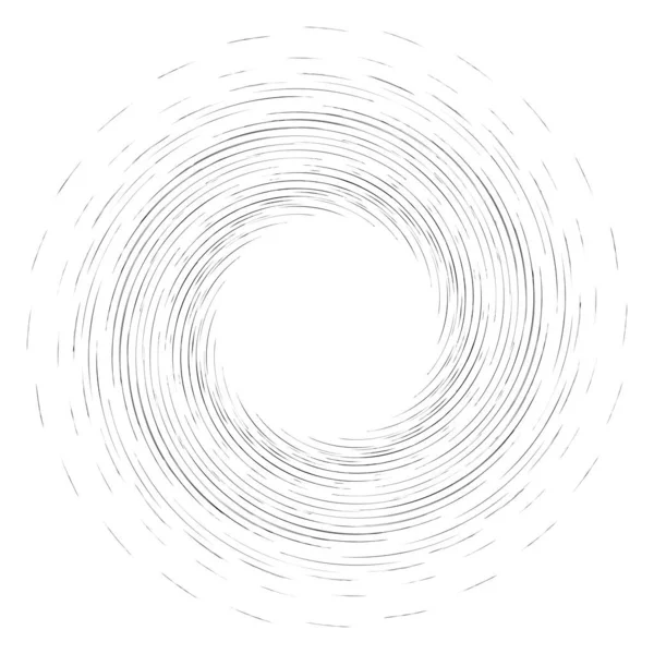 Espiral Geométrica Abstracta Remolino Giro Voluta Convolución Hélice Vector Efecto — Archivo Imágenes Vectoriales