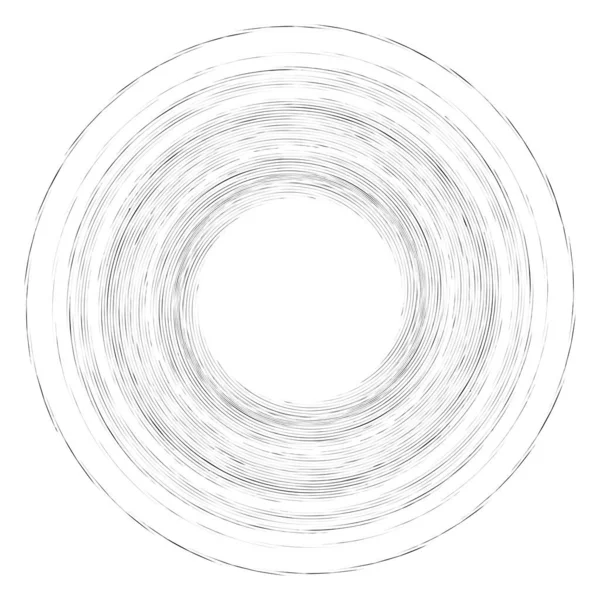 Absztrakt Geometrikus Spirál Örvény Forgás Volute Helix Tekercs Torzító Hatás — Stock Vector