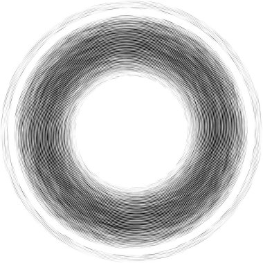 Soyut geometrik spiral, girdap, girdap. Volt, sarmal kıvrım, bükülme etkisi vektörü