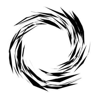 Geometrik kenar, desenli sarmal element