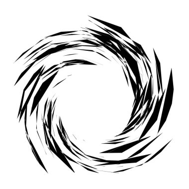 Geometrik kenar, desenli sarmal element