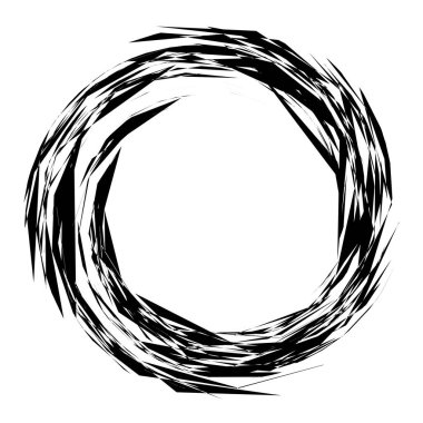 Geometrik kenar, desenli sarmal element