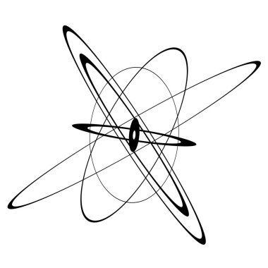 Rastgele elipsler, oval sanatsal soyut vektör ögesi