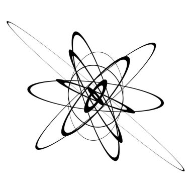 Rastgele elipsler, oval sanatsal soyut vektör ögesi