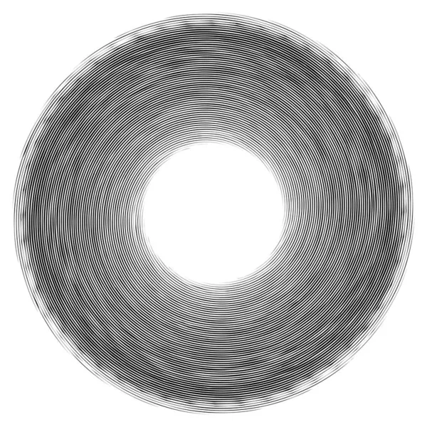 Abstraktní Geometrická Spirála Vír Vír Volute Helix Convolution Curortion Effect — Stockový vektor