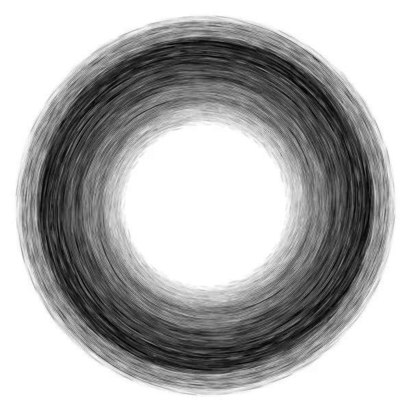 Spirale Géométrique Abstraite Tourbillon Tourbillon Volute Convolution Hélice Vecteur Effet — Image vectorielle