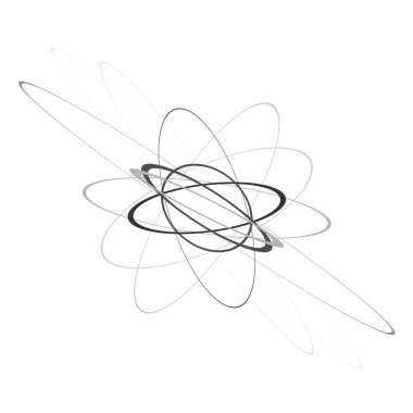 Rastgele elipsler, oval sanatsal soyut vektör ögesi