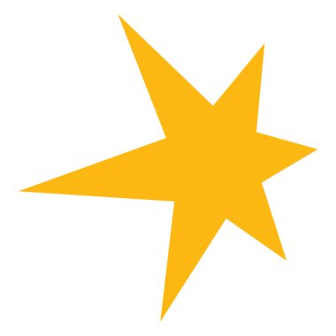 Yıldız, yıldız patlaması, güneş patlaması grafiği. Starlet simge serisi Stok vektör çizimi