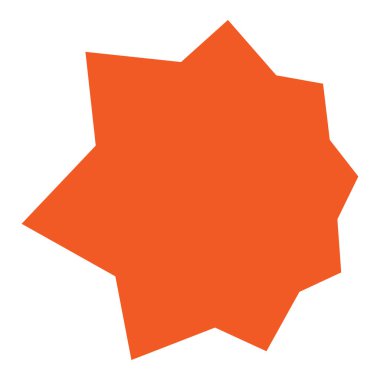 Star, starburst, sunburst graphic. Starlet icon series