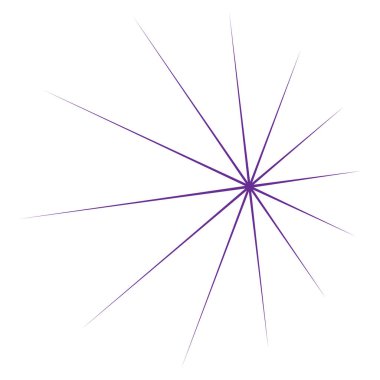 Yıldız, yıldız patlaması, güneş patlaması grafiği. Starlet simge serisi Stok vektör çizimi