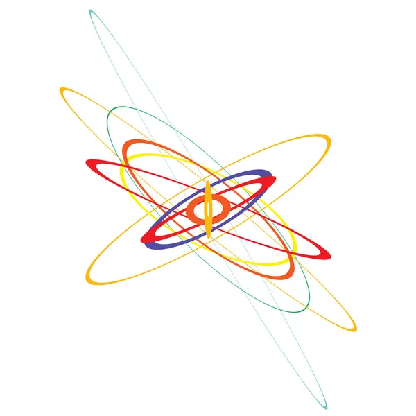 Zufällige Ellipsen Ovale Künstlerisches Abstraktes Vektorelement — Stockvektor