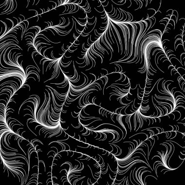 Rastgele dalgalı çizgilerin soyut çizimi, vektör tasarım ögesi