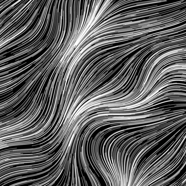 Abstrakte Darstellung Von Zufälligen Wellenlinien Vektordesign Element — Stockvektor