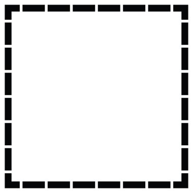 çerçeve sınır vektörü illüstrasyonu