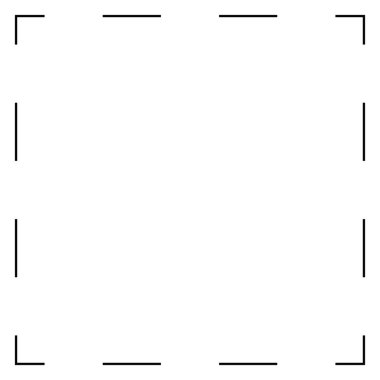 çerçeve sınır vektörü illüstrasyonu