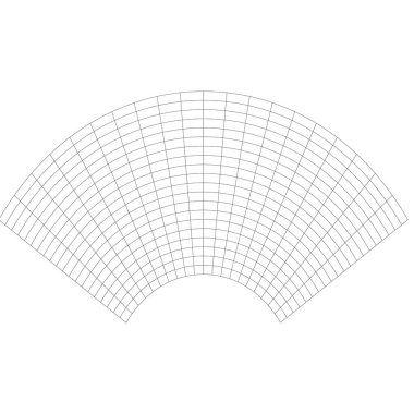 Şebeke, deformasyon, çarpıtma etkisi. Soyut vektör ögesi