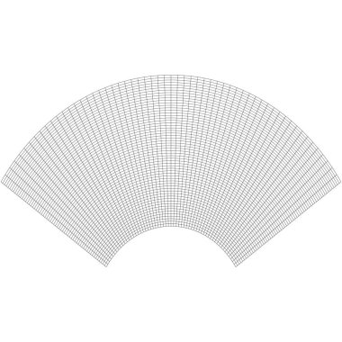 Şebeke, deformasyon, çarpıtma etkisi. Soyut vektör ögesi