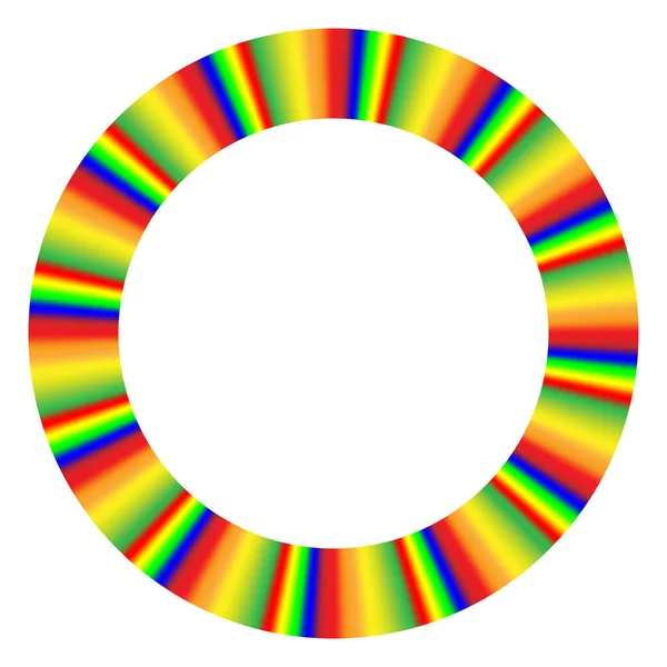 抽象的な勾配の円 グラデーション円ベクトルイラスト — ストックベクタ