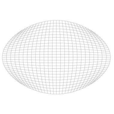 Şebeke, deformasyon, çarpıtma etkisi. Soyut vektör ögesi