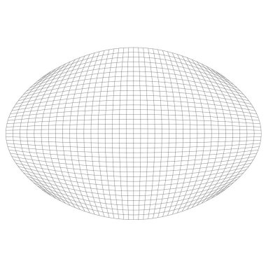 Şebeke, deformasyon, çarpıtma etkisi. Soyut vektör ögesi