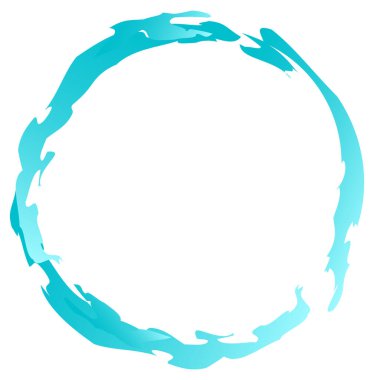 Pis boya, mürekkep lekesi çemberi. Sıçrama, sıçrama efekti