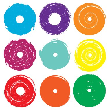 Pis boya, mürekkep lekesi çemberi. Sıçrama, sıçrama efekti