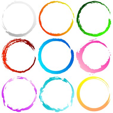 Pis boya, mürekkep lekesi çemberi. Sıçrama, sıçrama efekti