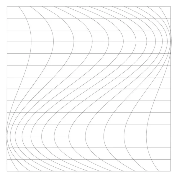 グリッド変形とメッシュ効果を歪めます アブストラクトベクトル要素 — ストックベクタ