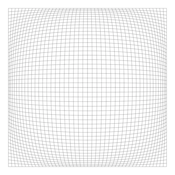 Grid Mesh Met Vervorming Vervorming Effect Abstracte Vectorelement — Stockvector