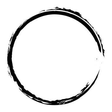 Sketchy, doobble, grungy circle desenli tasarım elementi