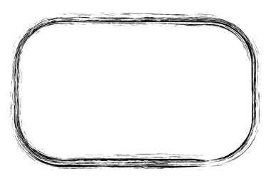 Pis dikdörtgen çerçeve, sınır, plaka çizgisi
