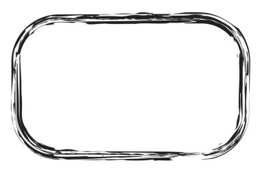Pis dikdörtgen çerçeve, sınır, plaka çizgisi