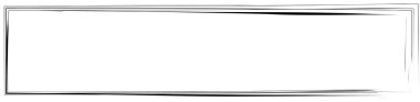 Pis dikdörtgen çerçeve, sınır, plaka çizgisi
