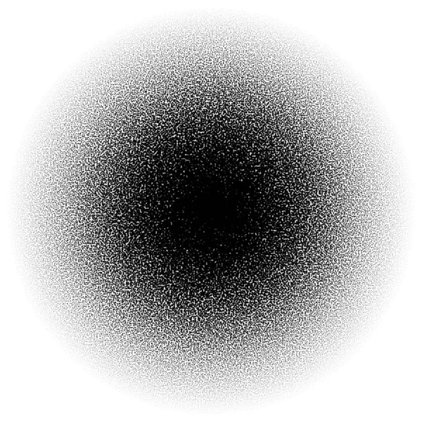 Circle Pointillist Pointillism Stipple Stippling Random Dots Halftone — Stock Vector
