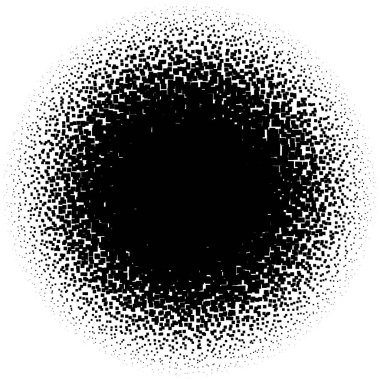 Çember nokta listesi, noktalama işaretleri, noktalama işaretleri, yarım ton