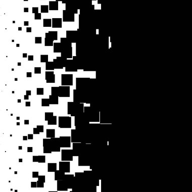 Rastgele kareler soyut geometrik desen, vektör arkaplan dokusu