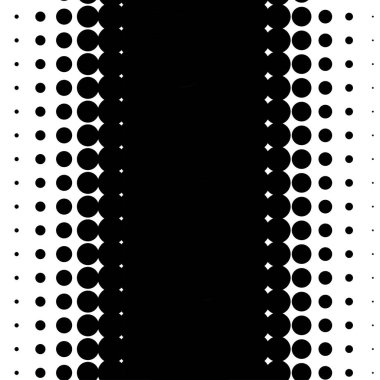 Doğrusal yarım ton, ekran noktaları, daireler, vektör illüstrasyon deseni