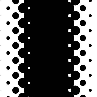 Doğrusal yarım ton, ekran noktaları, daireler, vektör illüstrasyon deseni