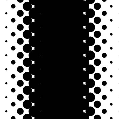 Doğrusal yarım ton, ekran noktaları, daireler, vektör illüstrasyon deseni